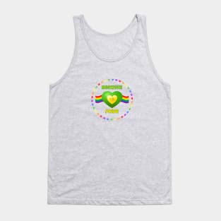 Norwich Pride Rainbow Hearts Tank Top